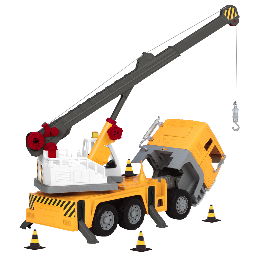 Large toy crane truck.