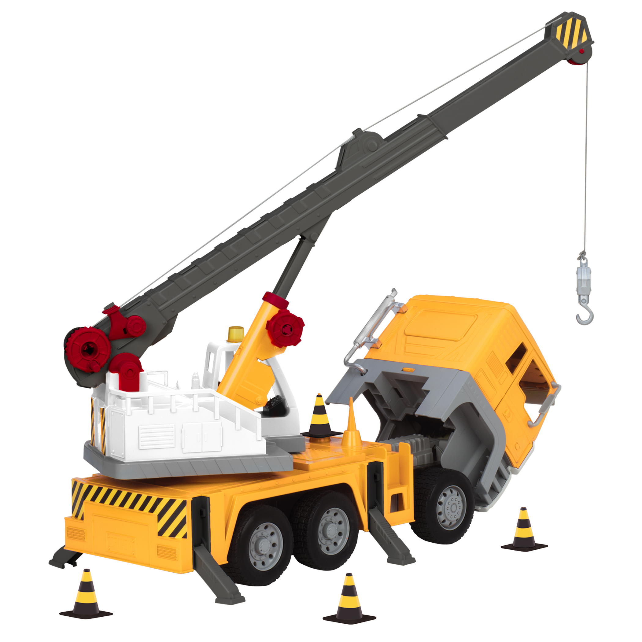 Large toy crane truck.
