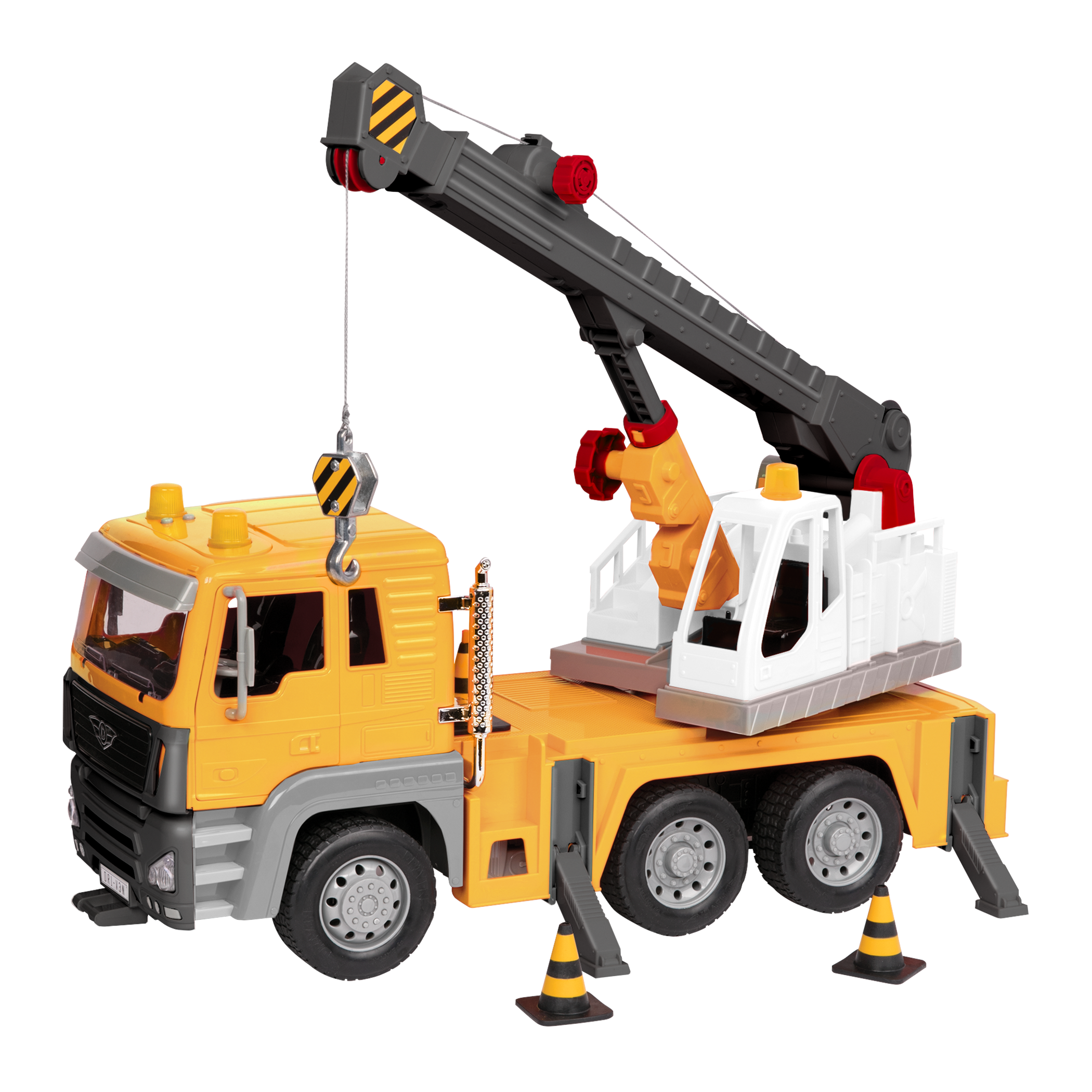 Large toy crane truck.