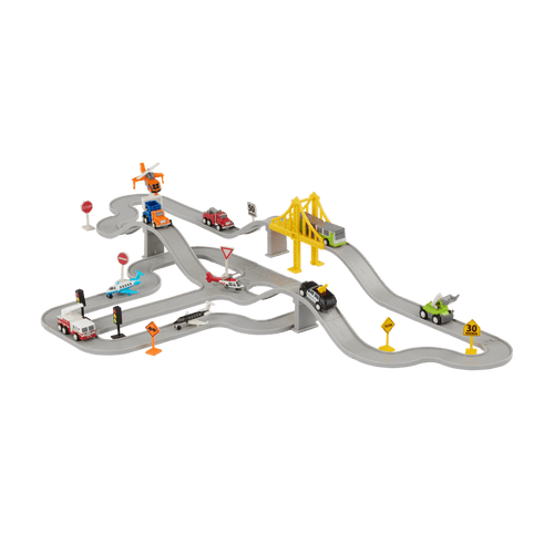 Pocket Airport Runway Playset | Toy Airport Set | Car Toys