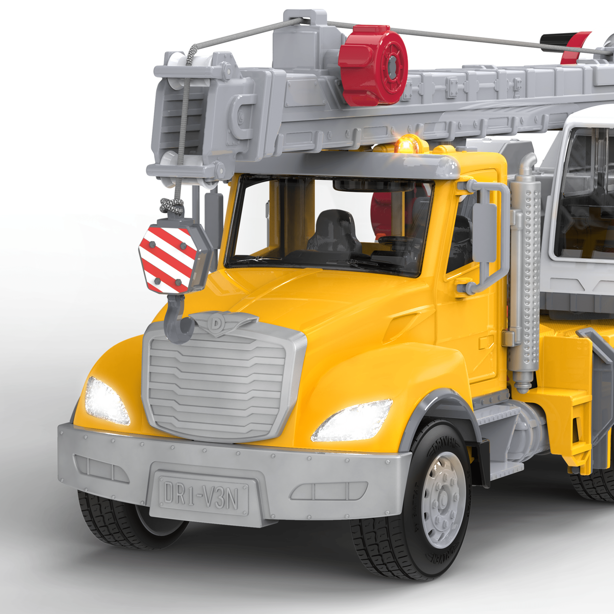 Crane Truck, 14 inches - DRIVEN by Battat