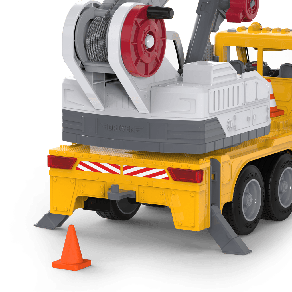 Crane Truck, 14 inches - DRIVEN by Battat