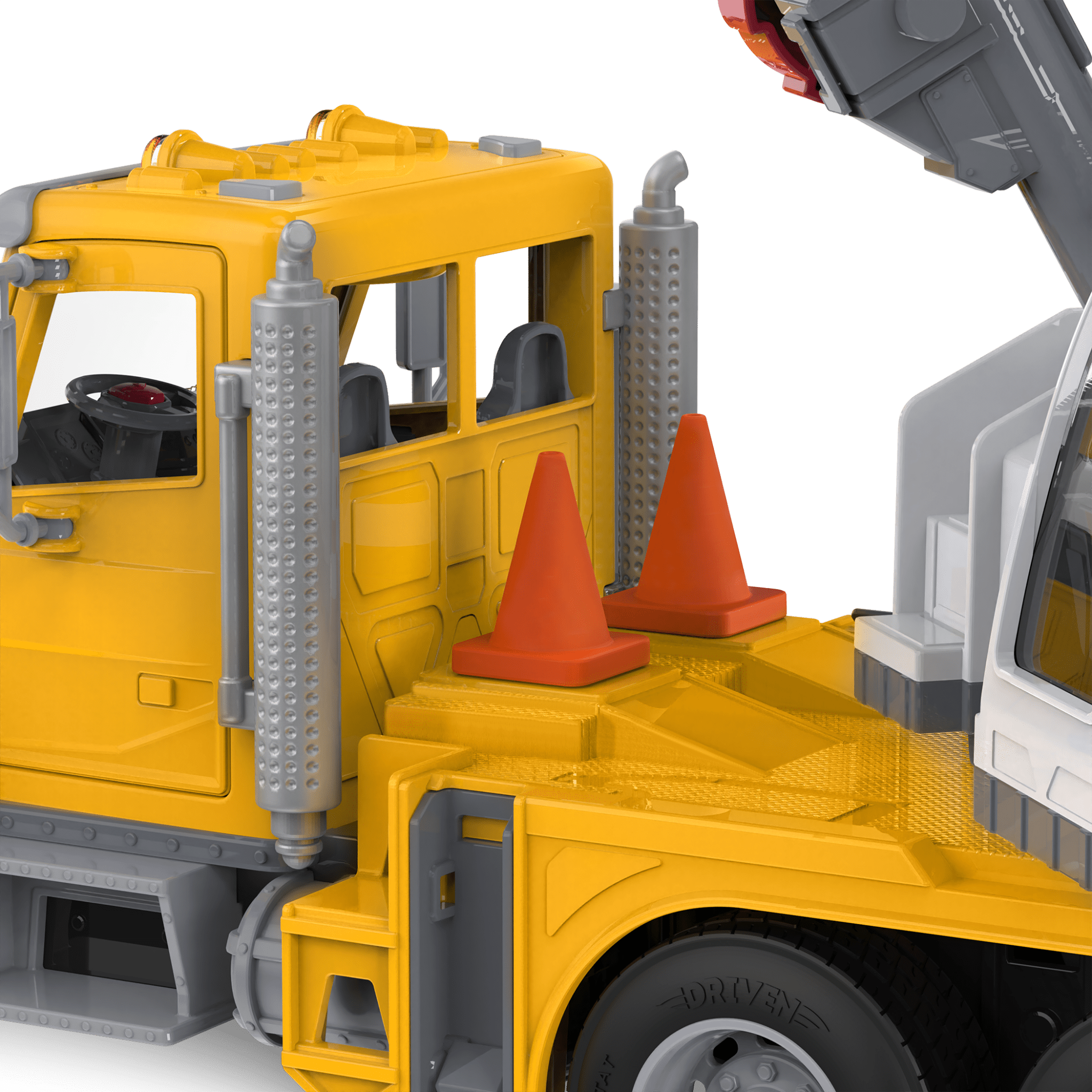 Crane Truck, 14 inches - DRIVEN by Battat