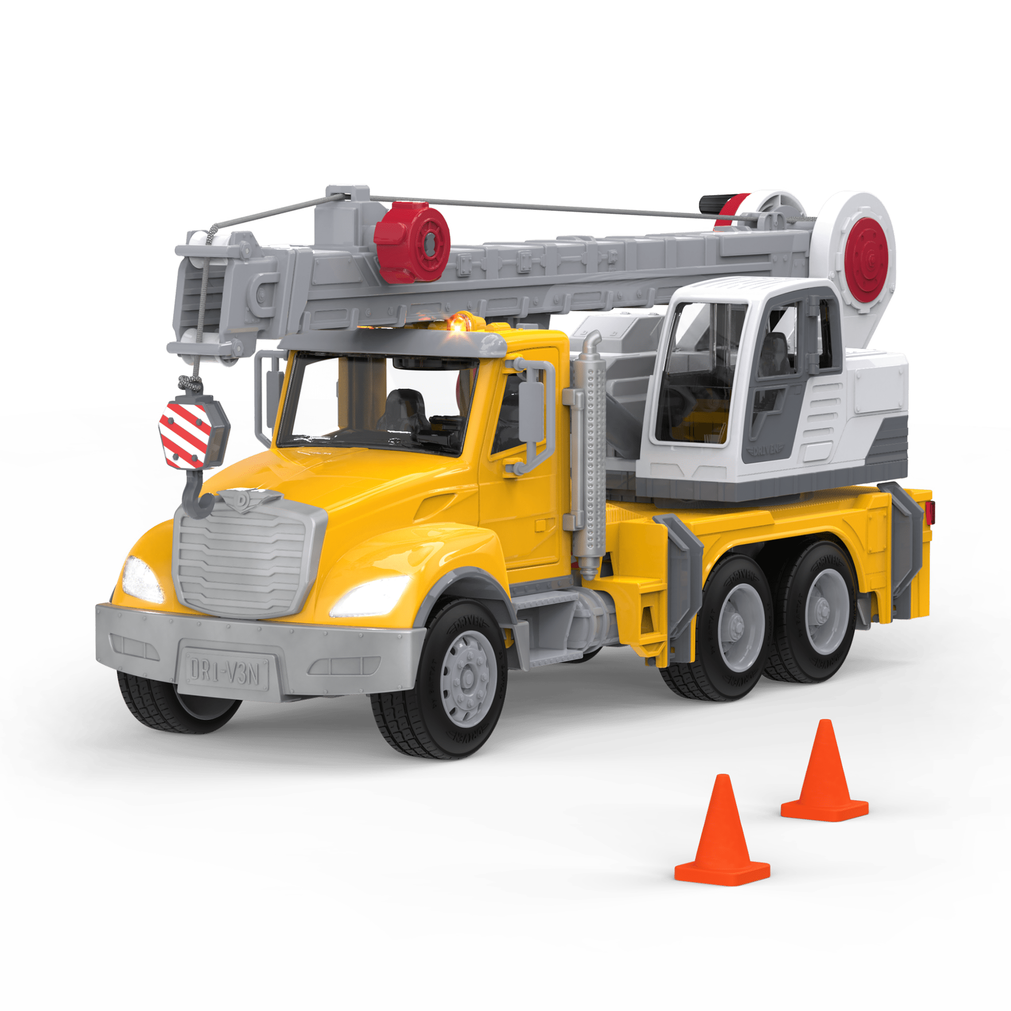 Crane Truck, 14 inches - DRIVEN by Battat