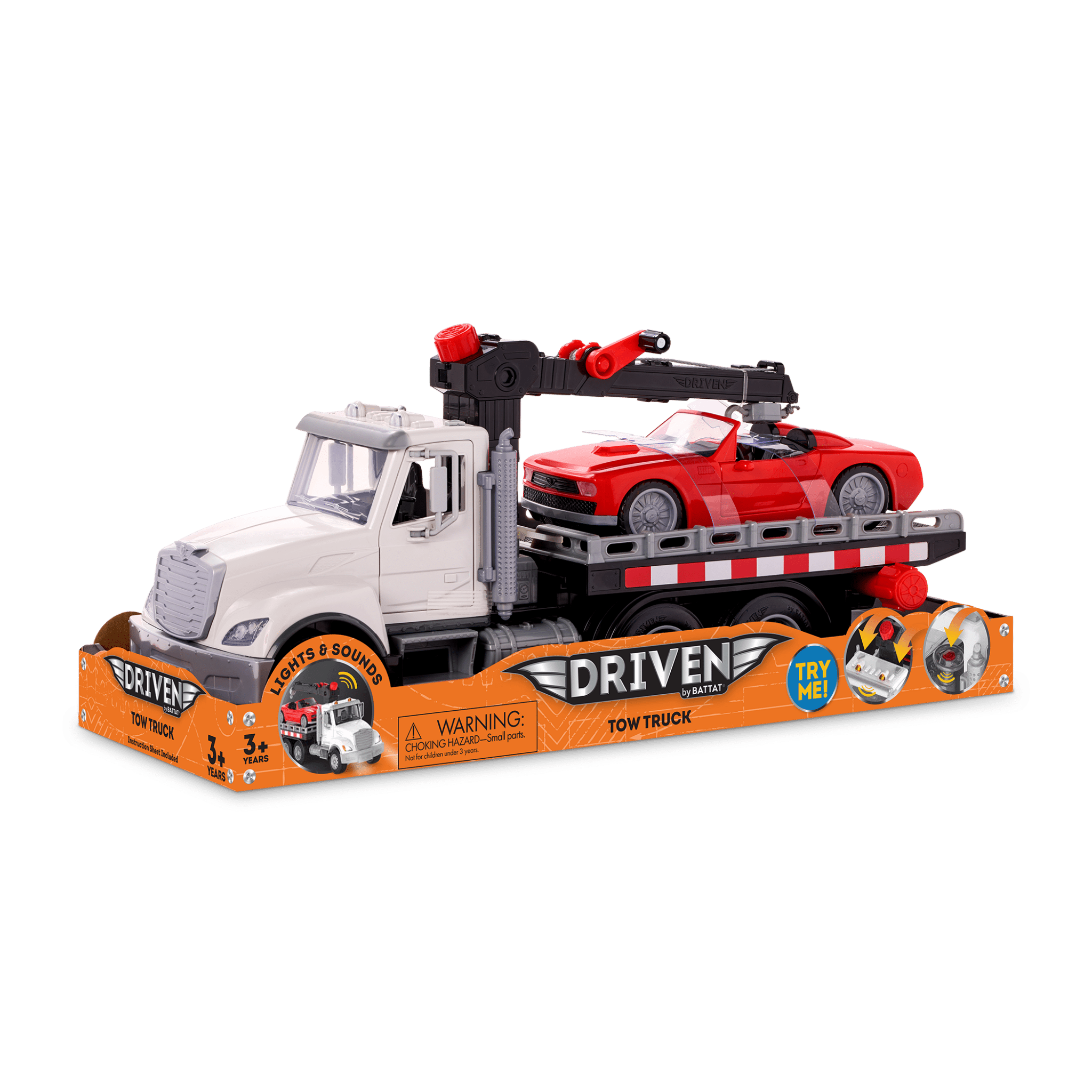 Tow Truck, 14 inches - DRIVEN by Battat