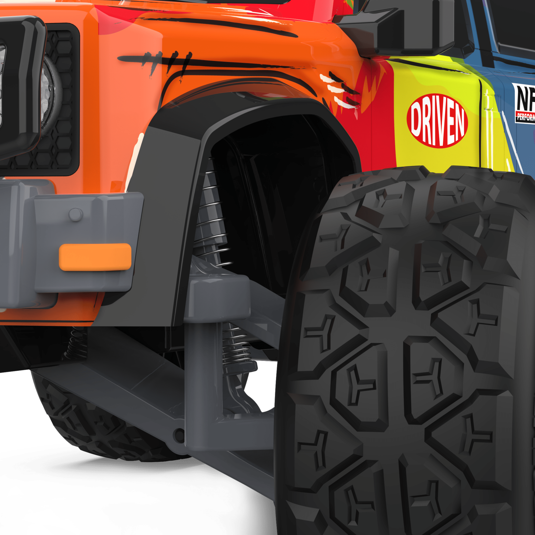 Multi-color Off-Road Truck