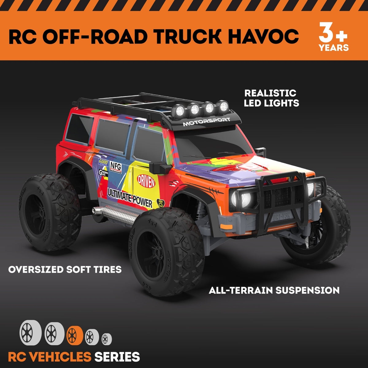 RC Off-Road Truck- HAVOC - Driven