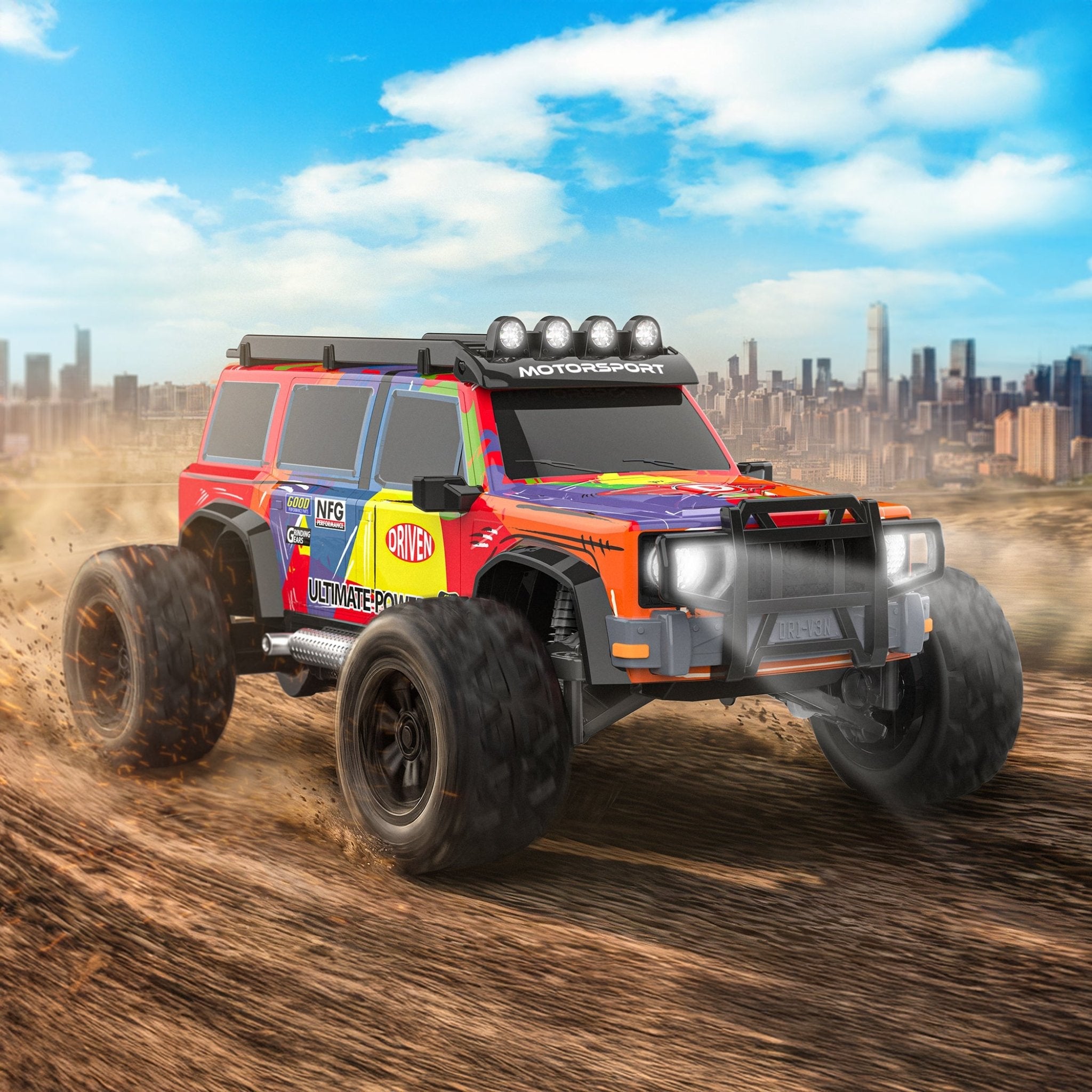 Multi-color Off-Road Truck
