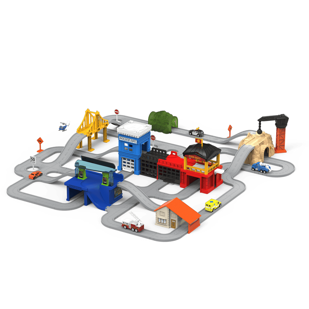 Build-A-City Playset DRIVEN by Battat