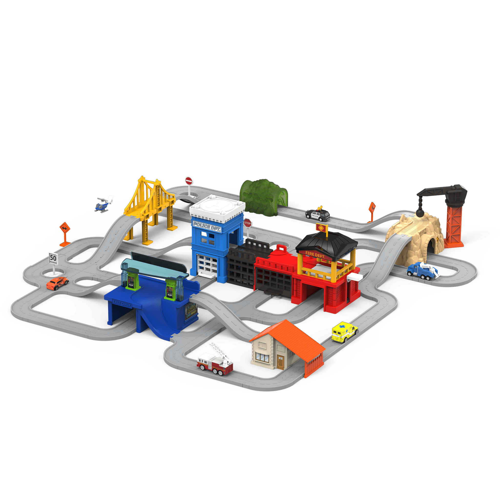 Build-A-City Playset DRIVEN by Battat