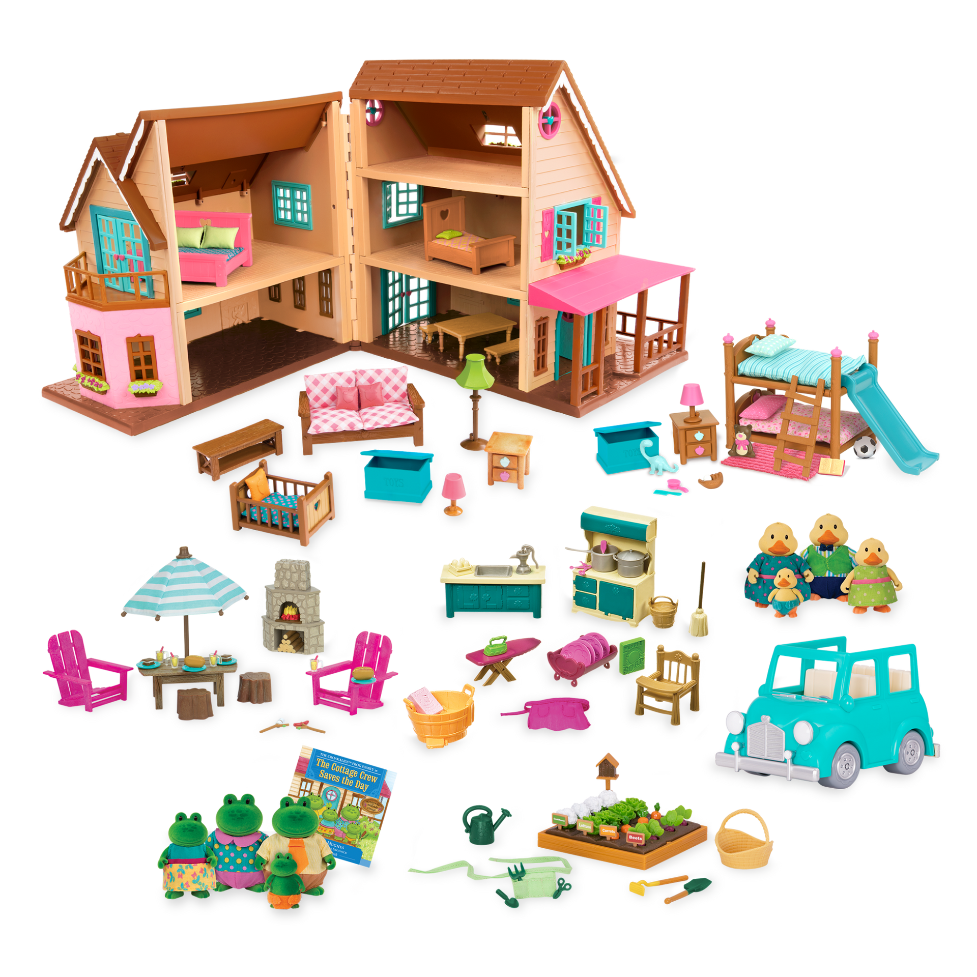 Honeysuckle Hillside Cottage |Toy Housee | Li'l Woodzeez