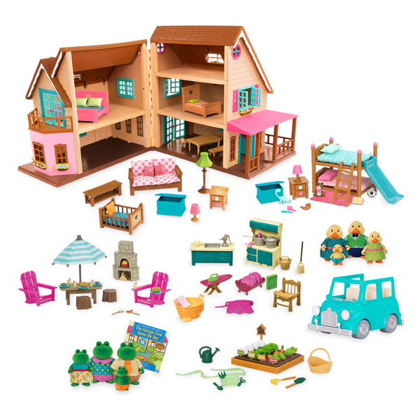Honeysuckle Hillside Cottage |Toy Housee | Li'l Woodzeez