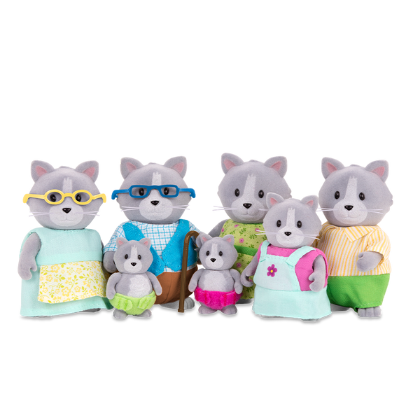 The Daintypaw Cats | Small Animal Figurines | Li'l Woodzeez