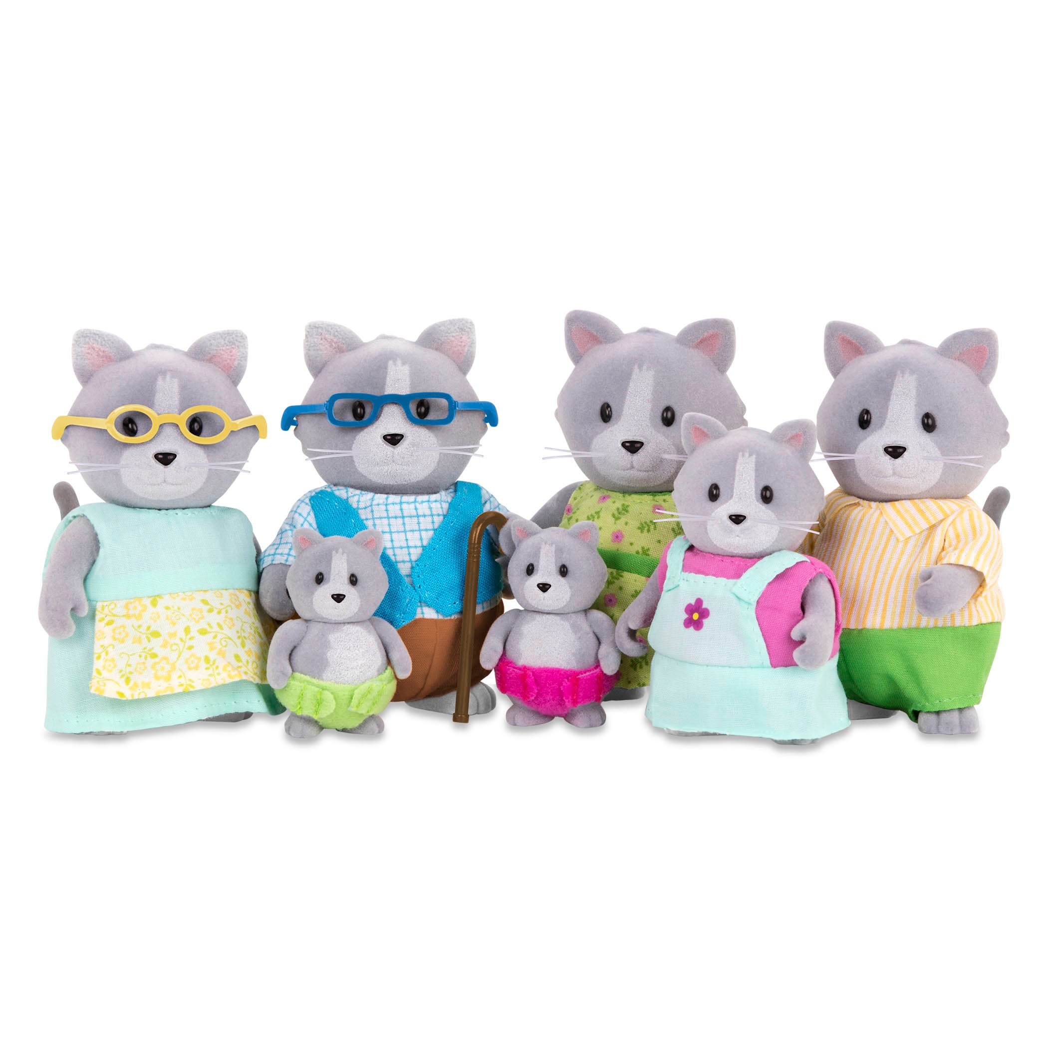The Daintypaw Cats | Small Animal Figurines | Li'l Woodzeez