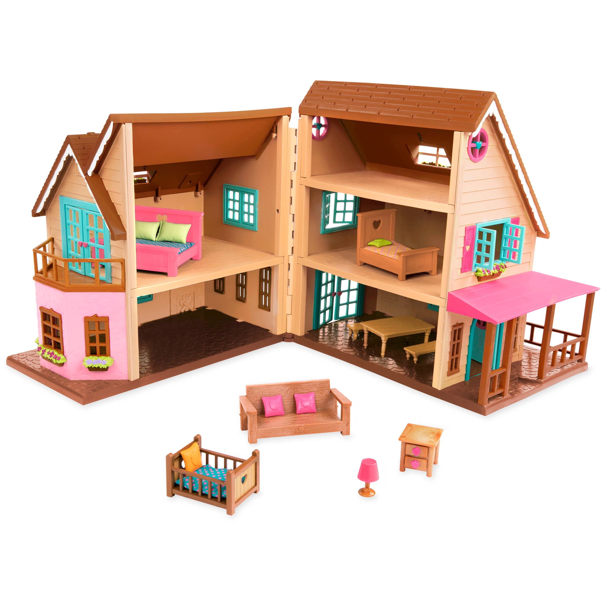 Honeysuckle Hillside Cottage | Toy House with Accessories | Li'l