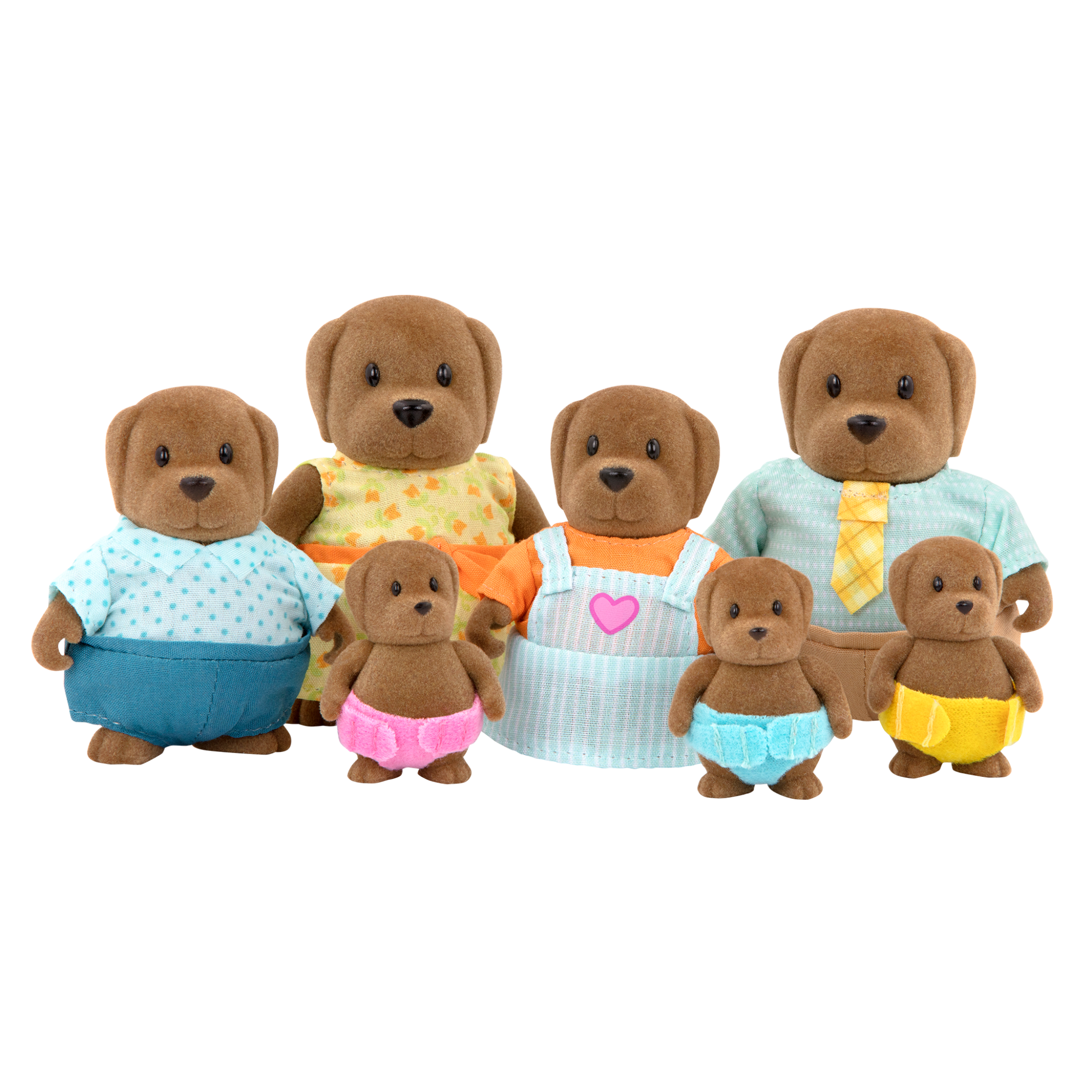 The Wagadoodle Dogs | Small Animal Figurines | Li'l Woodzeez