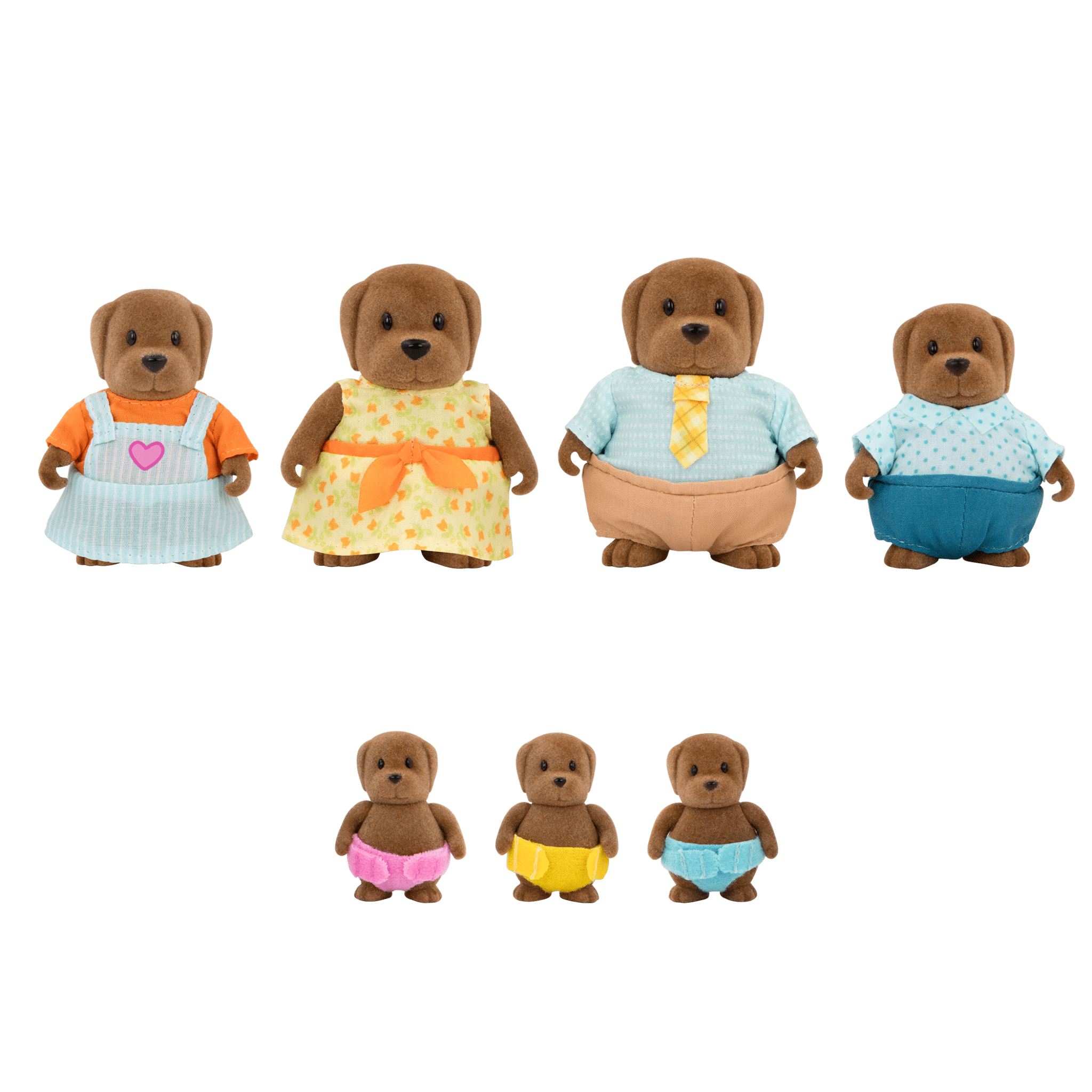 The Wagadoodle Dogs | Small Animal Figurines | Li'l Woodzeez