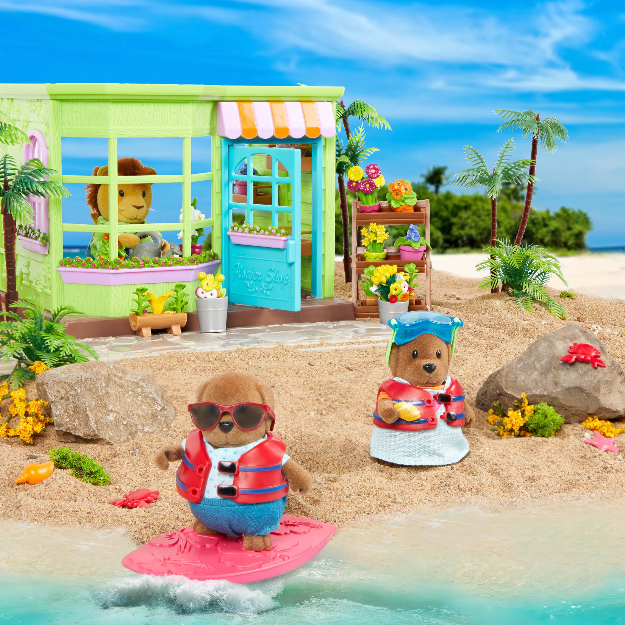Li'l Petals Flower Shop | Store Playset with Accessories | Li'l