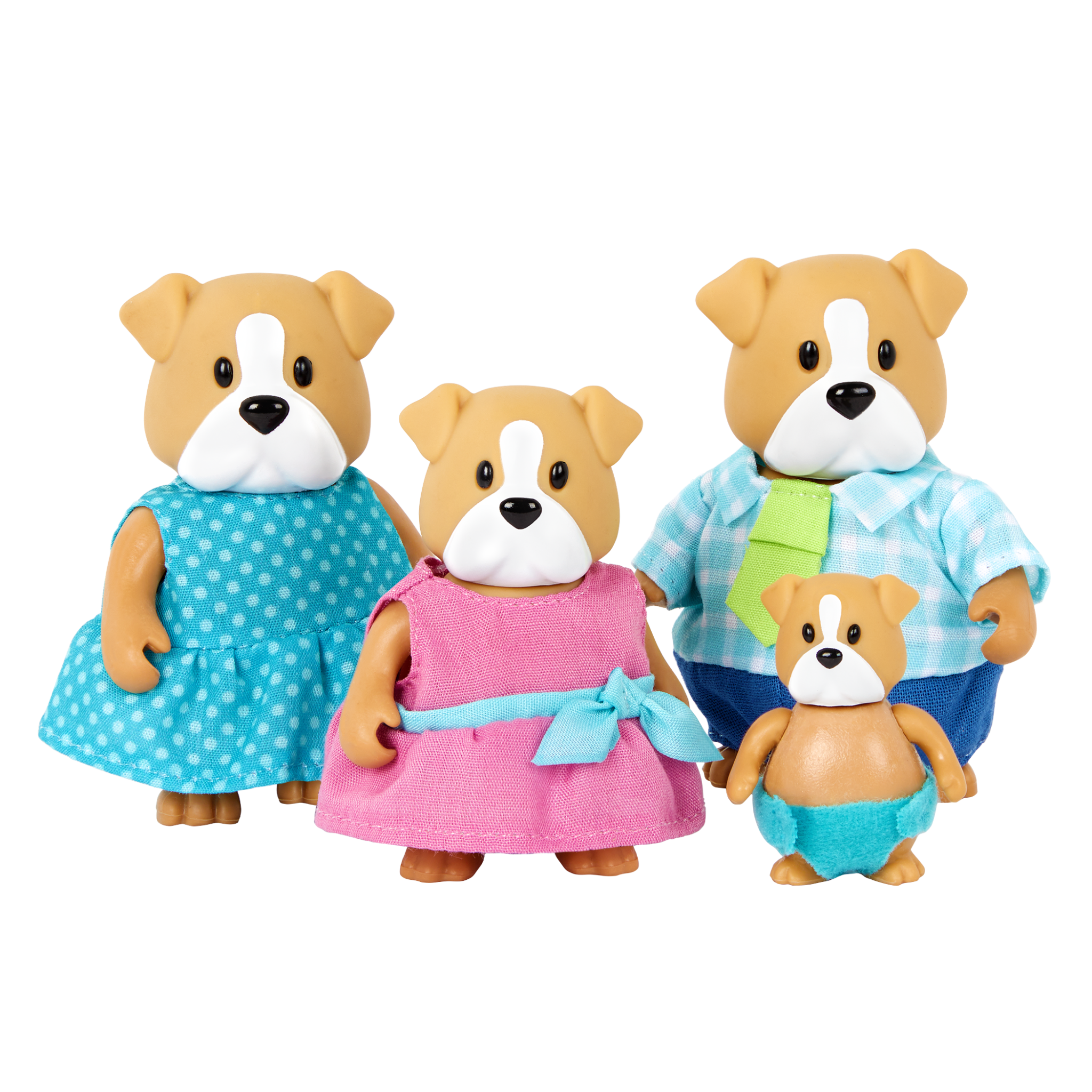 Woofington Dog Family | Small Animal Figurines | Li'l Woodzeez