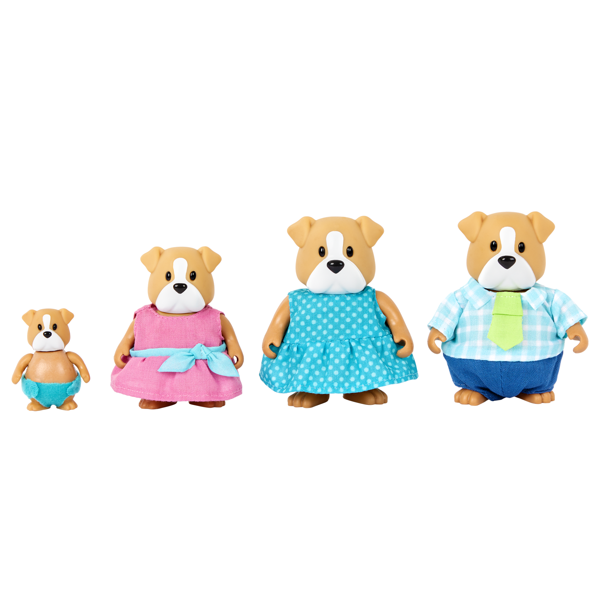 Woofington Dog Family | Small Animal Figurines | Li'l Woodzeez