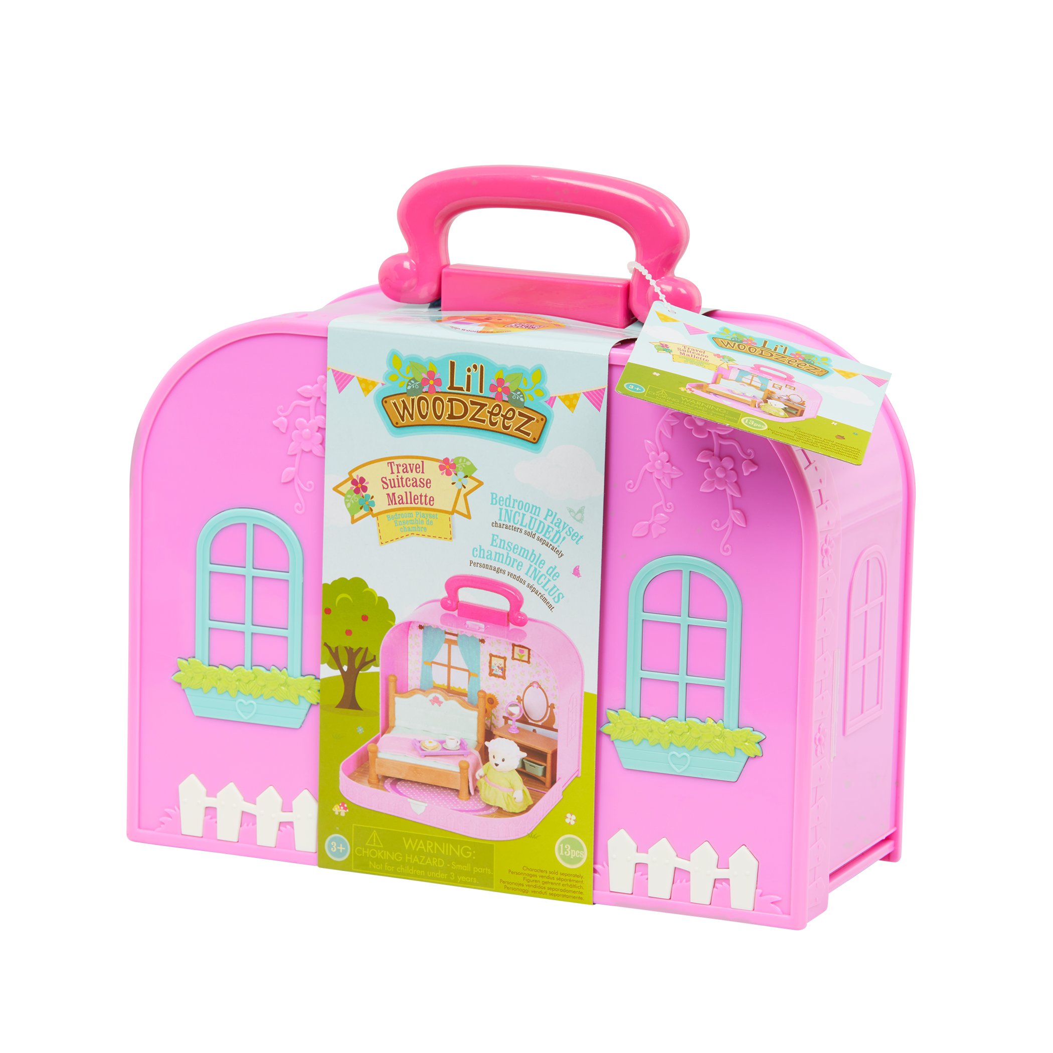 Bedroom playset in carry case