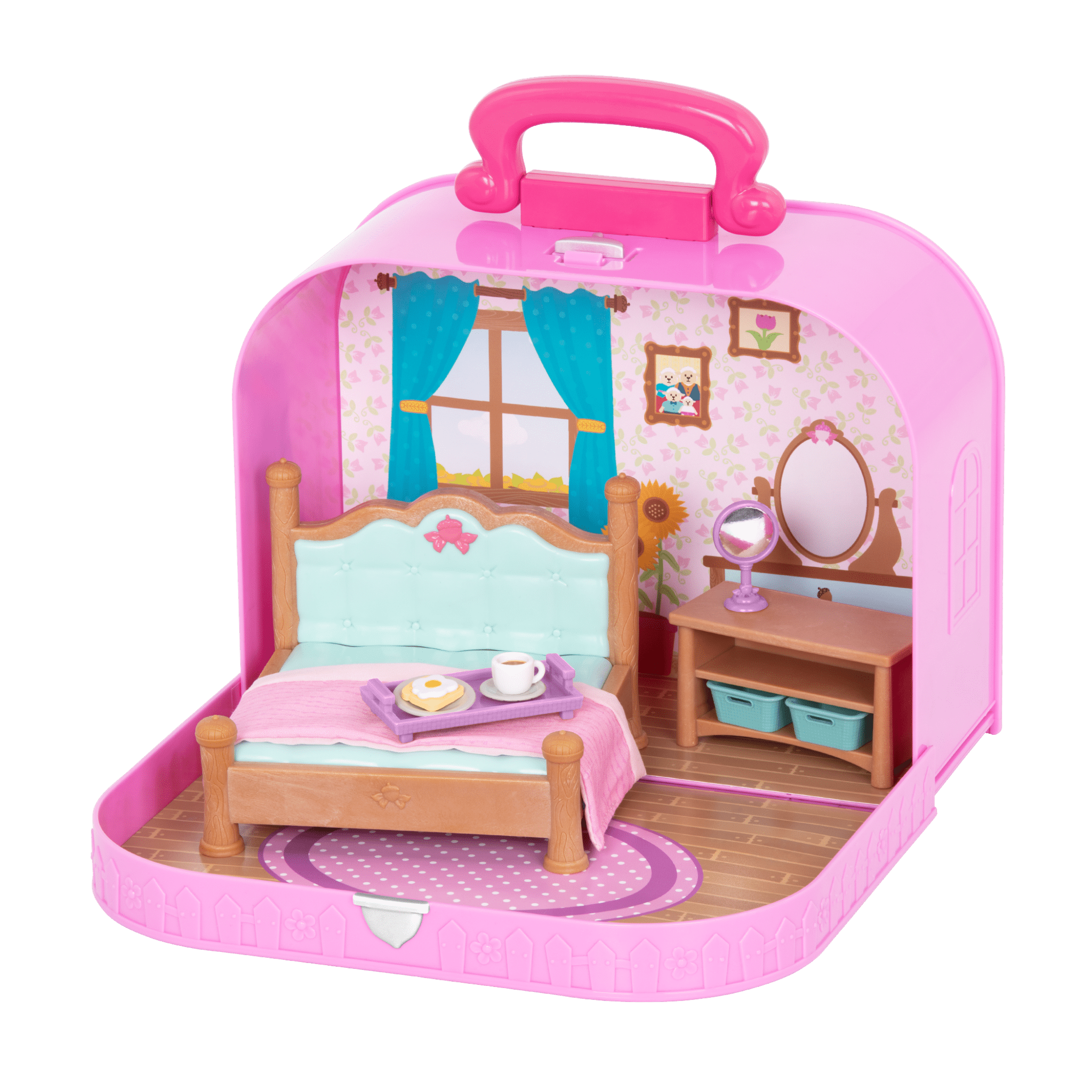 Travel Suitcase Playset | Carry Case with Accessories | Li'l