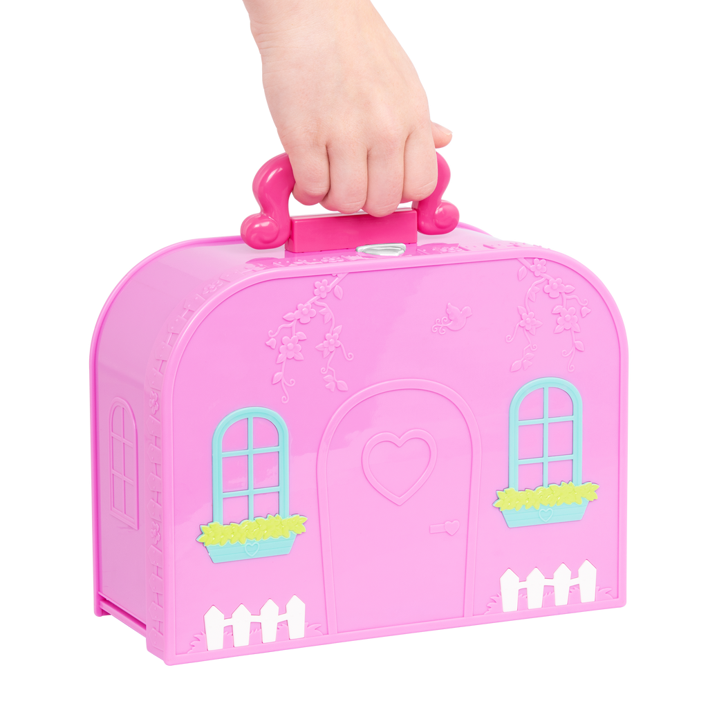 Bedroom playset in carry case
