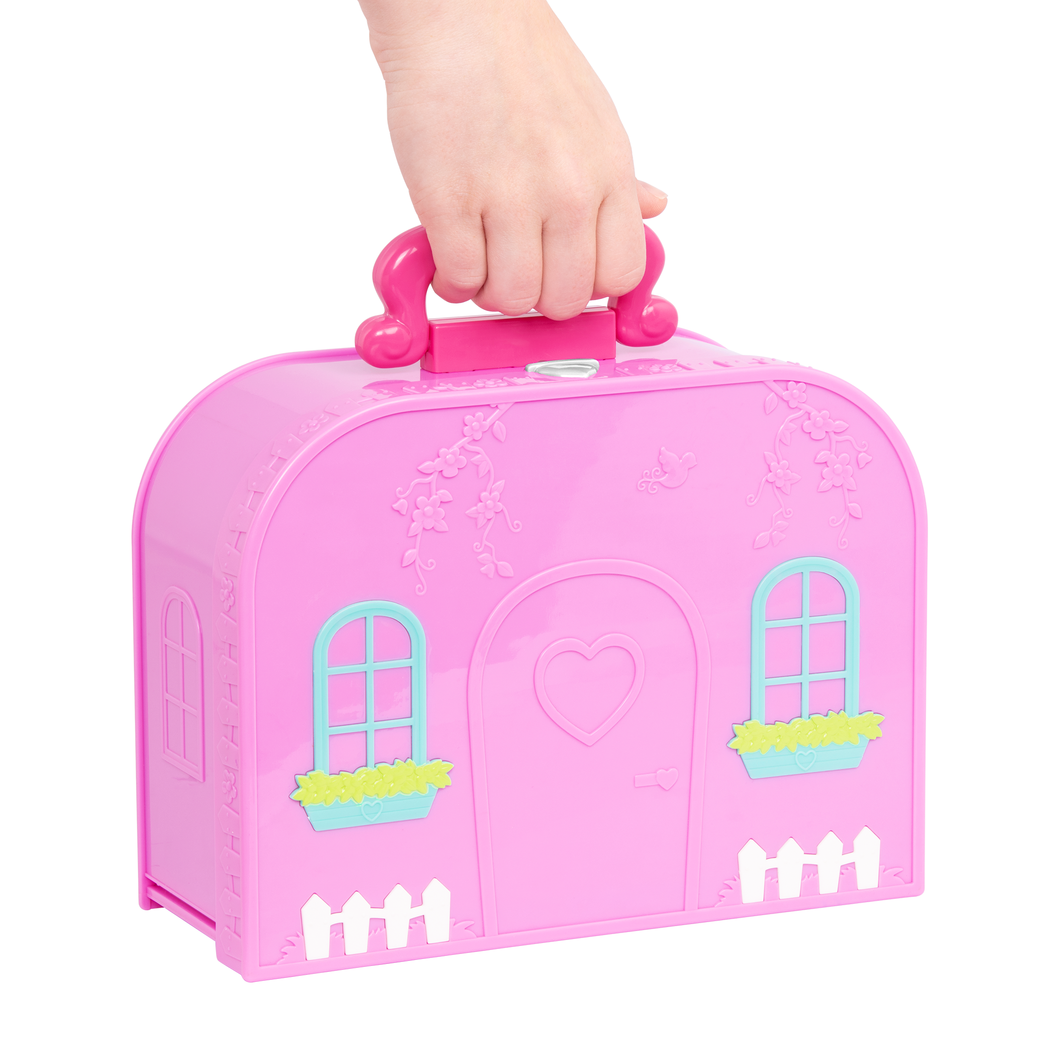 Bedroom playset in carry case