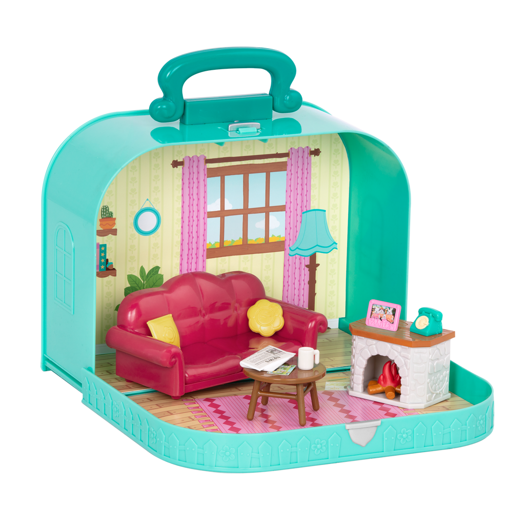 Living room playset in carry case