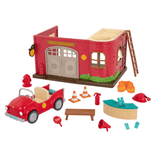 Honeysuckle Safety Department | Toy Playset | Li'l Woodzeez