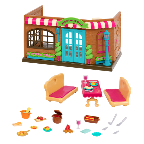 Pass-The-Pasta Restaurant | Kitchen Playset | Li'l Woodzeez