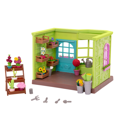 Li'l Petals Flower Shop | Store Playset with Accessories | Li'l