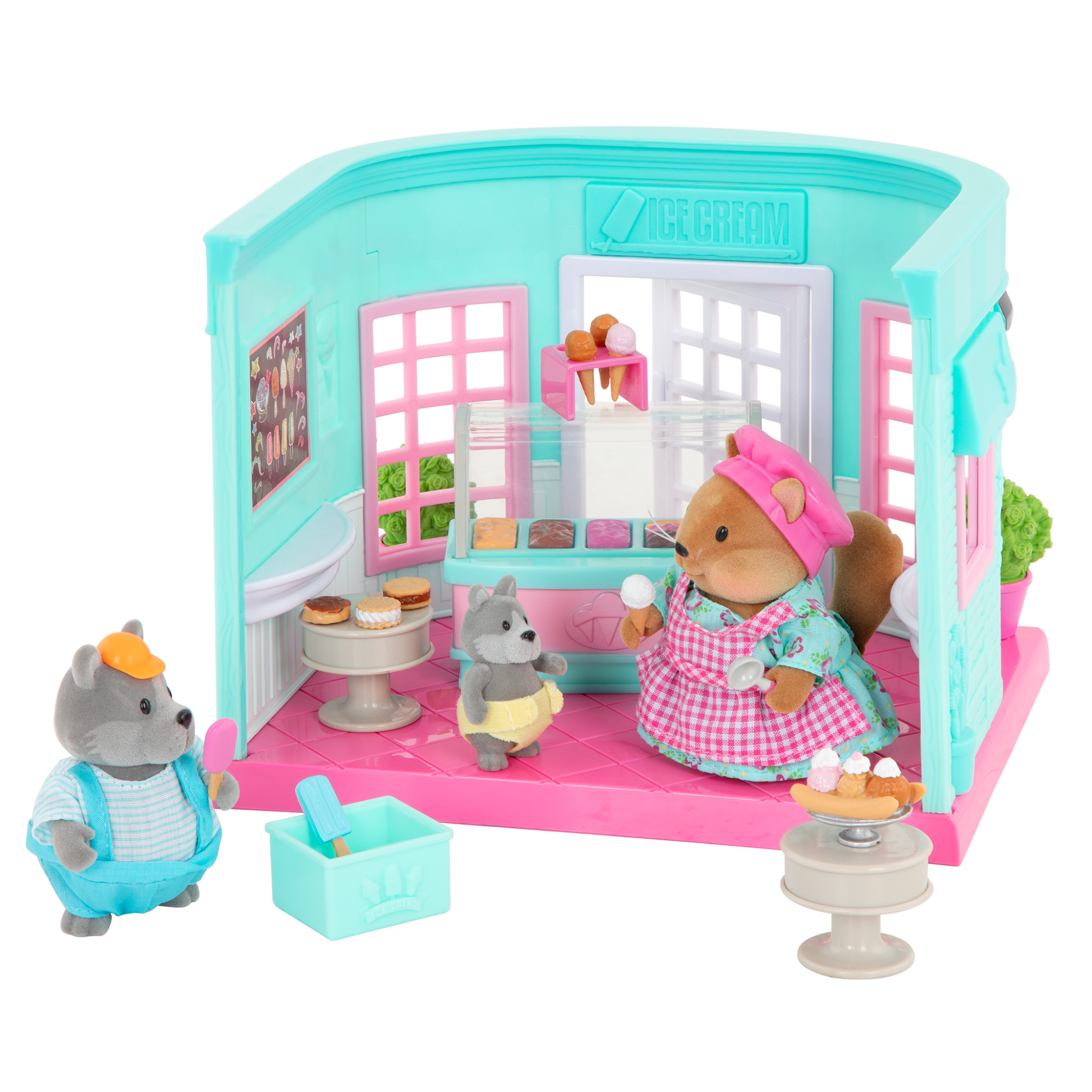 Scoops & Sprinkles Ice Cream Shop| Toy Store with Accessories | Li