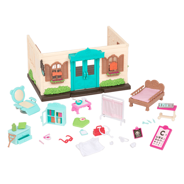 リトルプレイナース　ソフビセット Walk-In Health Clinic | Doctor Playset | Li'l Woodzeez – MaisonBattat