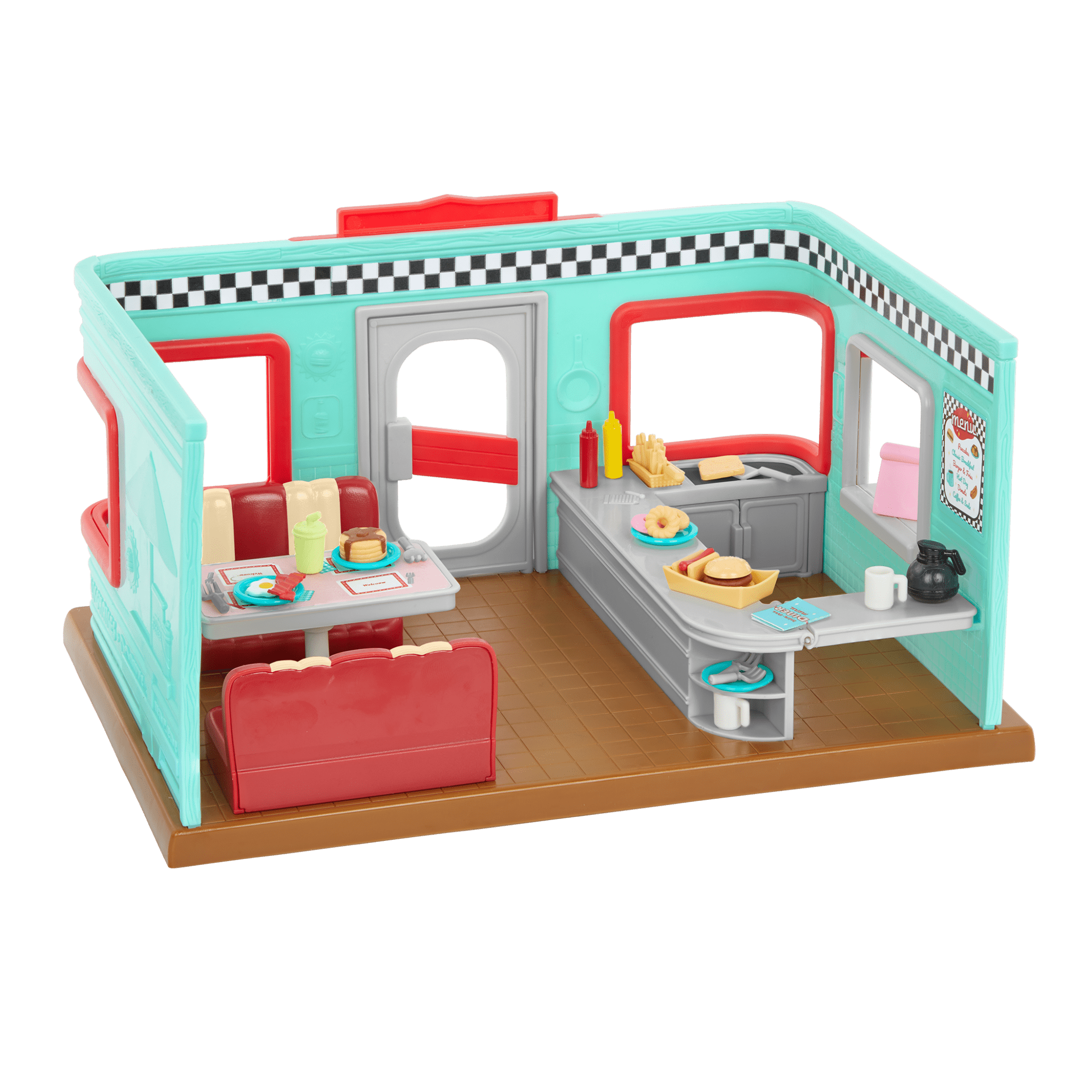 Li'l Nibbles Drive Thru Diner | Toy Restaurant with Accessories