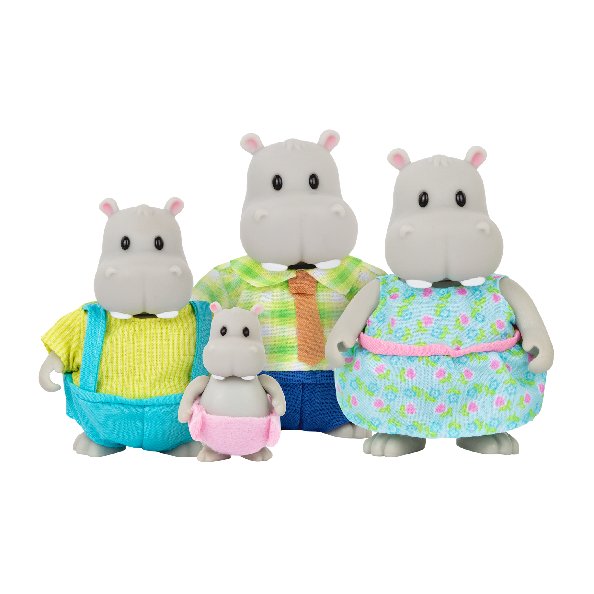 Hippo Toys | The Riverdipper Hippo Family | Li'l Woodzeez