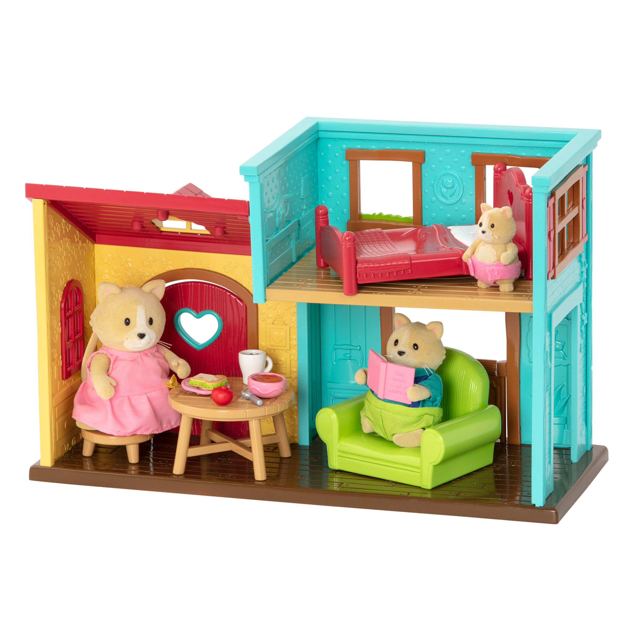Li'l Nextdoor Neighbors | Toy Townhouse with Accessories | Li'l