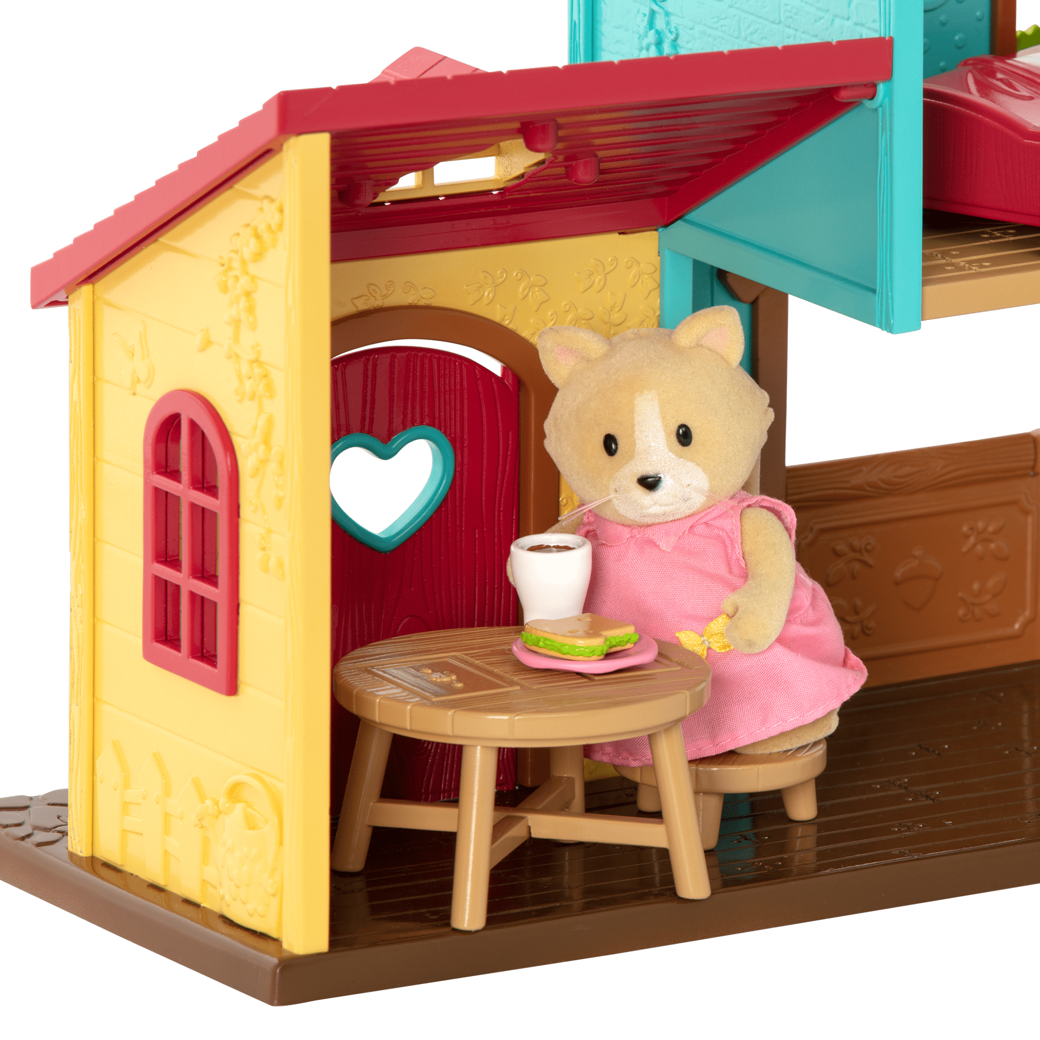 Li'l Nextdoor Neighbors | Toy Townhouse with Accessories | Li'l