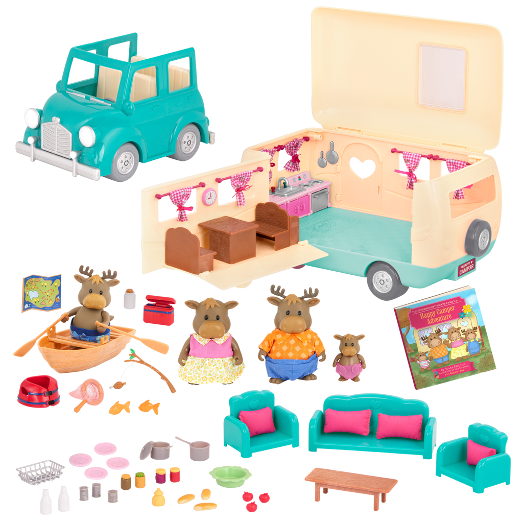 Happy Camper Playset - Deluxe - Li’l Woodzeez