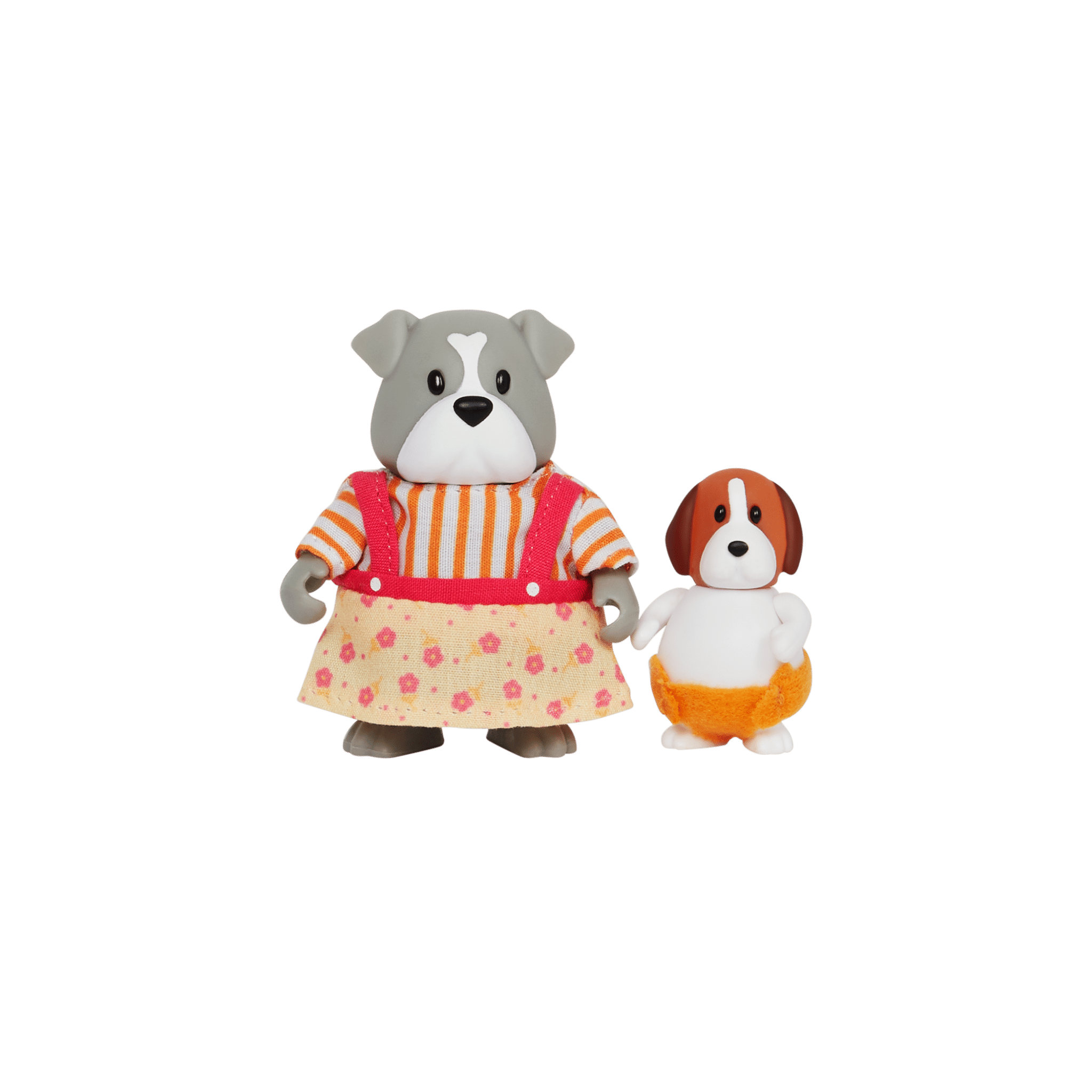 Digglesby Dog Family | Animal Figurine Set | Li'l Woodzeez