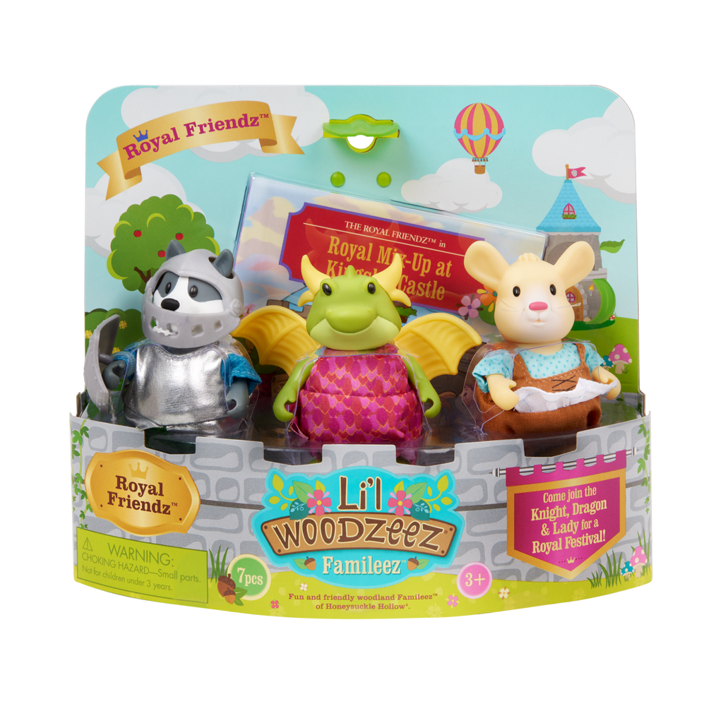 Royal Friendz (Dragon, Knight & Lady) - Li’l Woodzeez