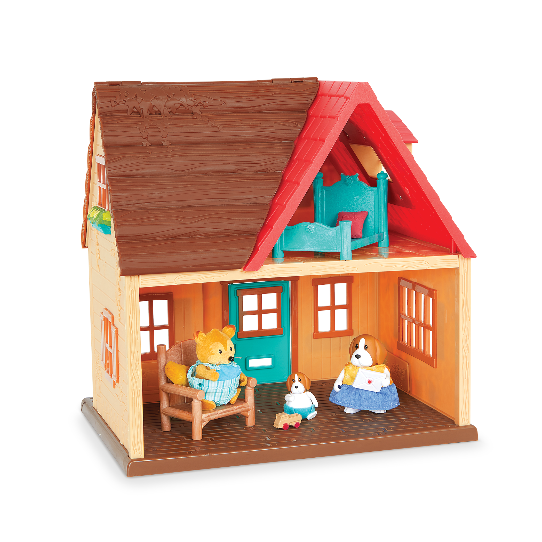 Sunny Acres Country House with Figurines