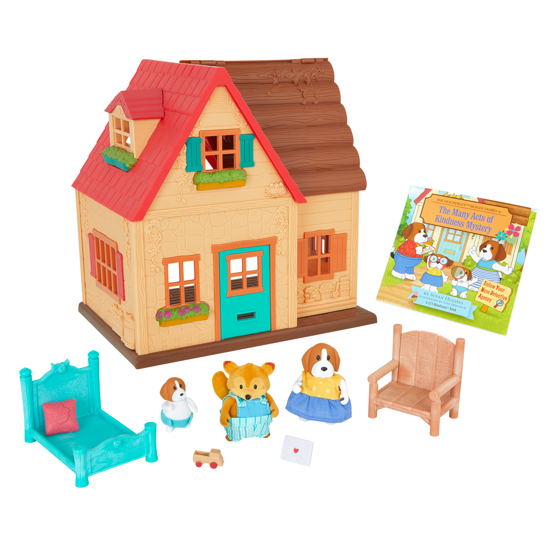 Sunny Acres Country House with Figurines