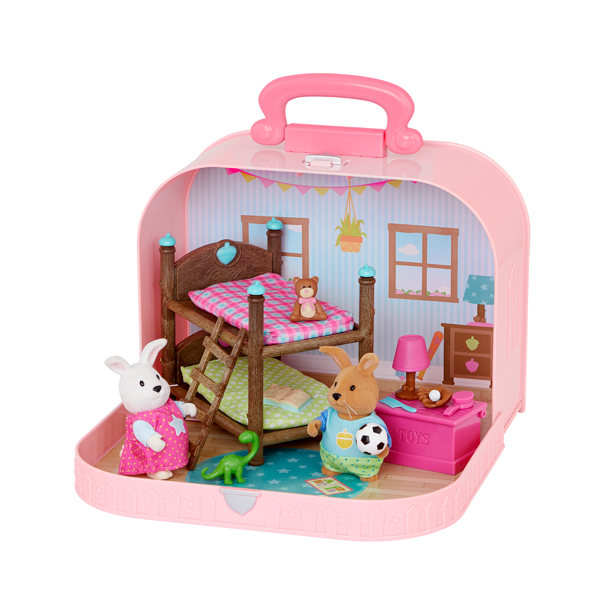 Woodzeez Travel Bedroom Playset