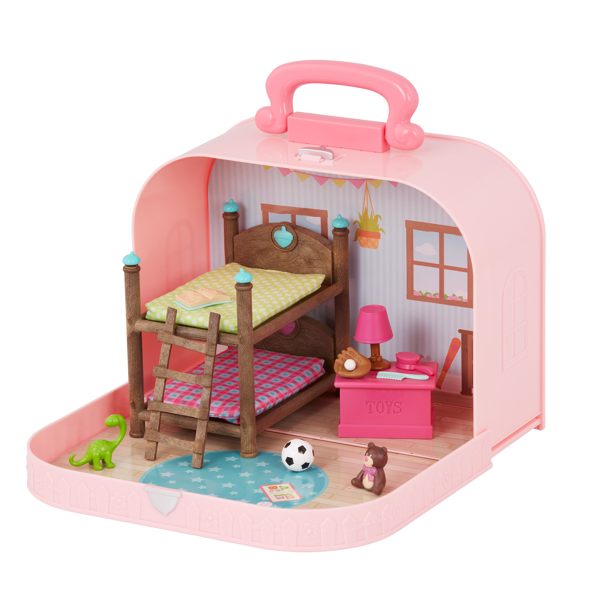 Woodzeez Travel Bedroom Playset