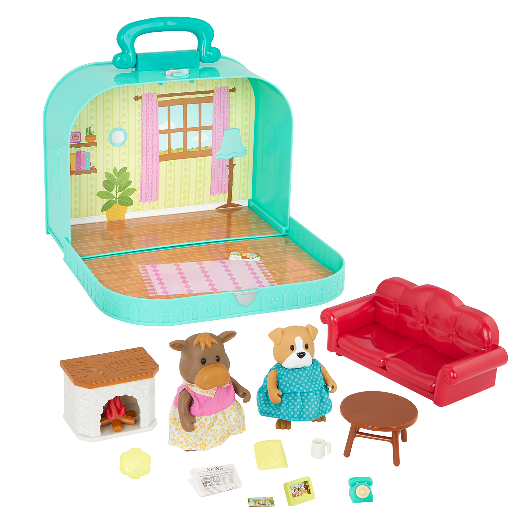 Woodzeez Living Room Travel Suitcase Set