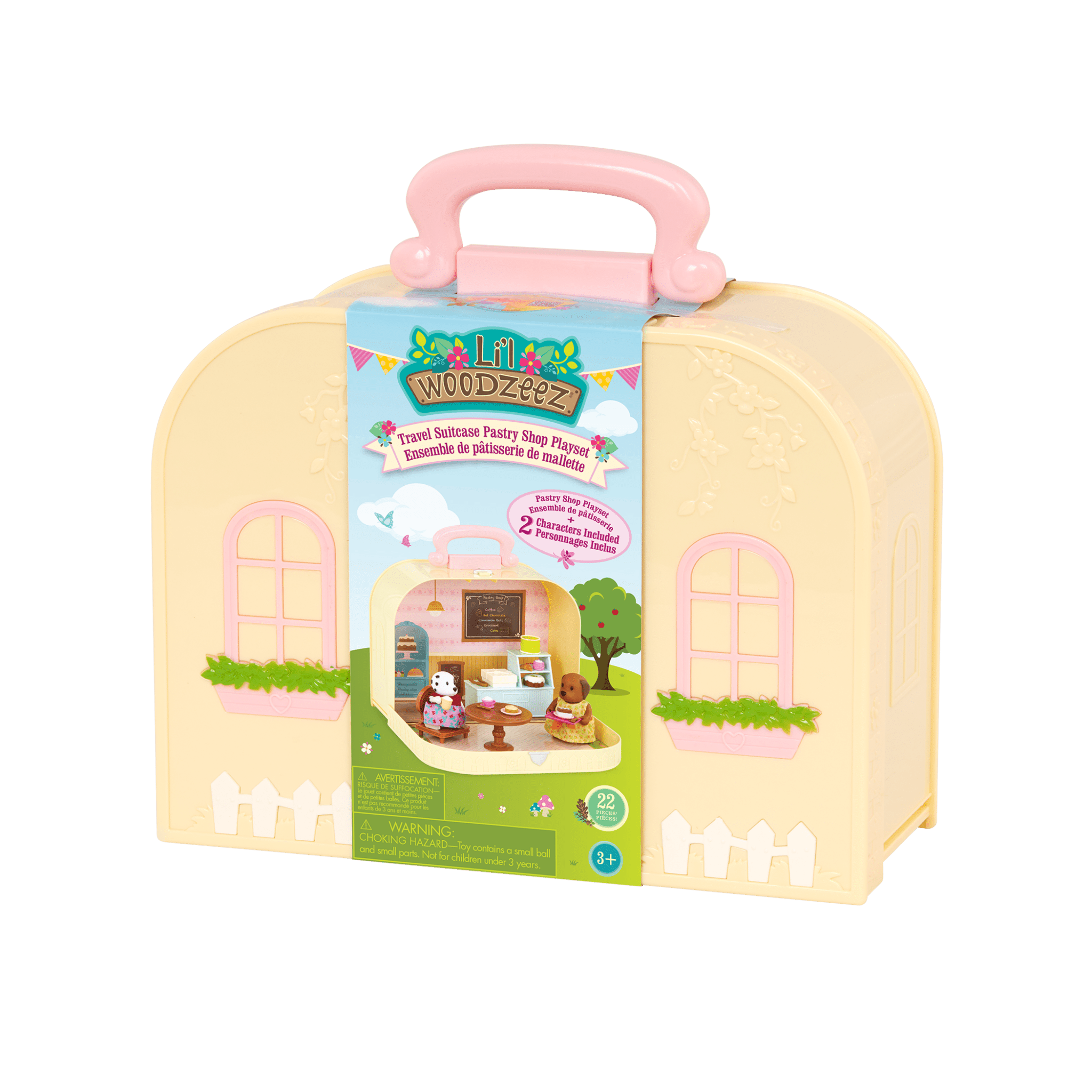 Travel Suitcase Pastry Shop Playset - Deluxe - Li’l Woodzeez