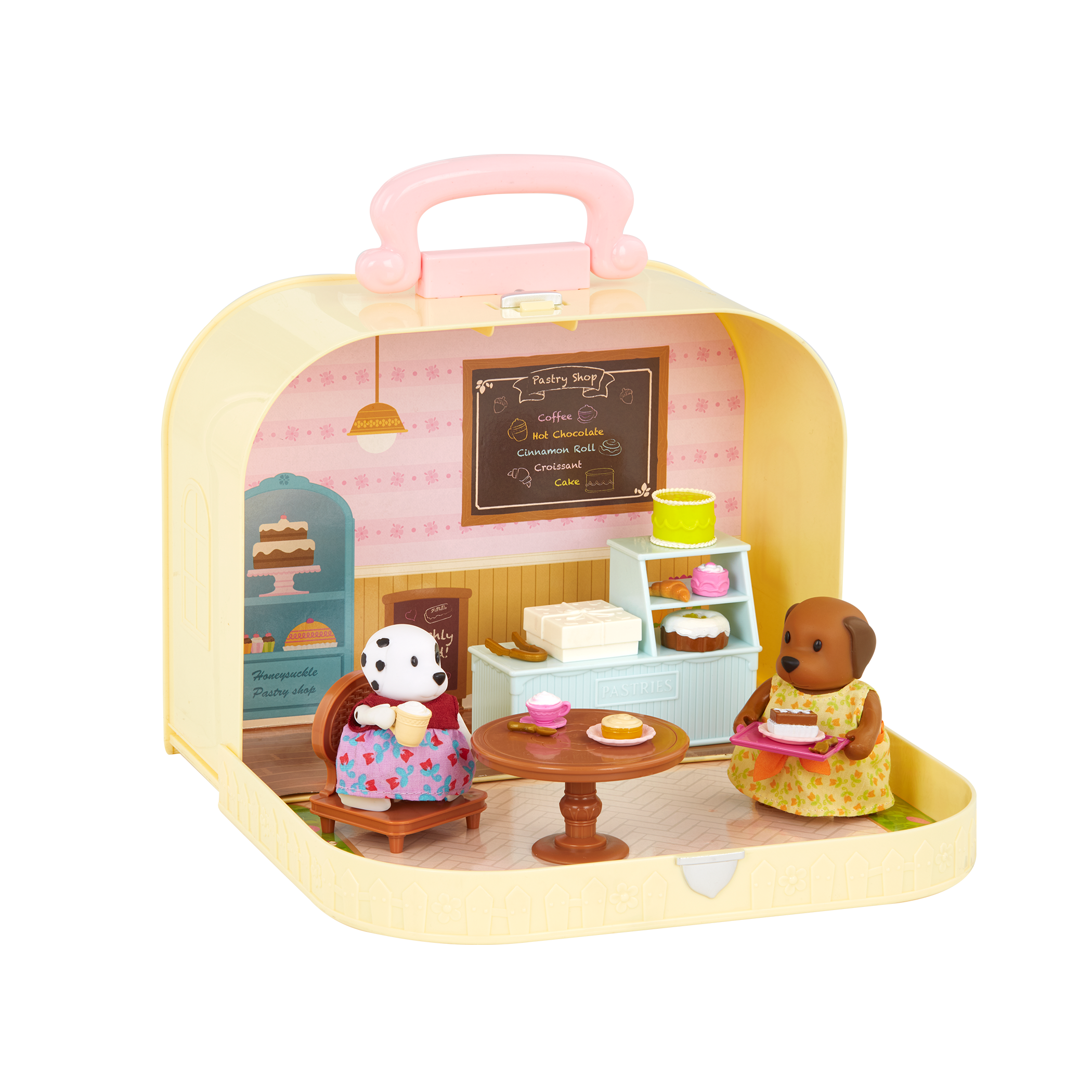 Travel Suitcase Pastry Shop Playset - Deluxe