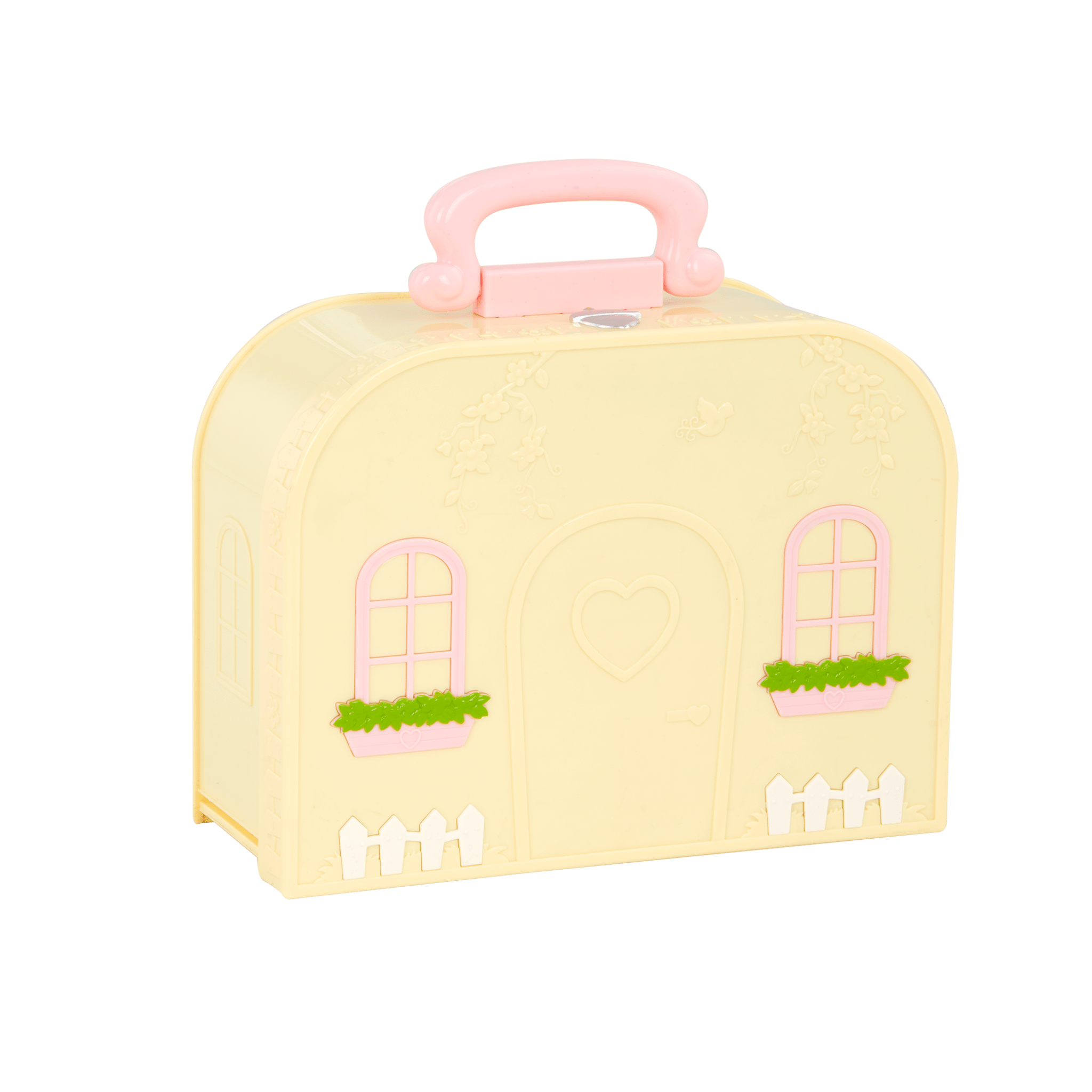 Deluxe Travel Suitcase Playset | Carry Case with Figurines | Li'l