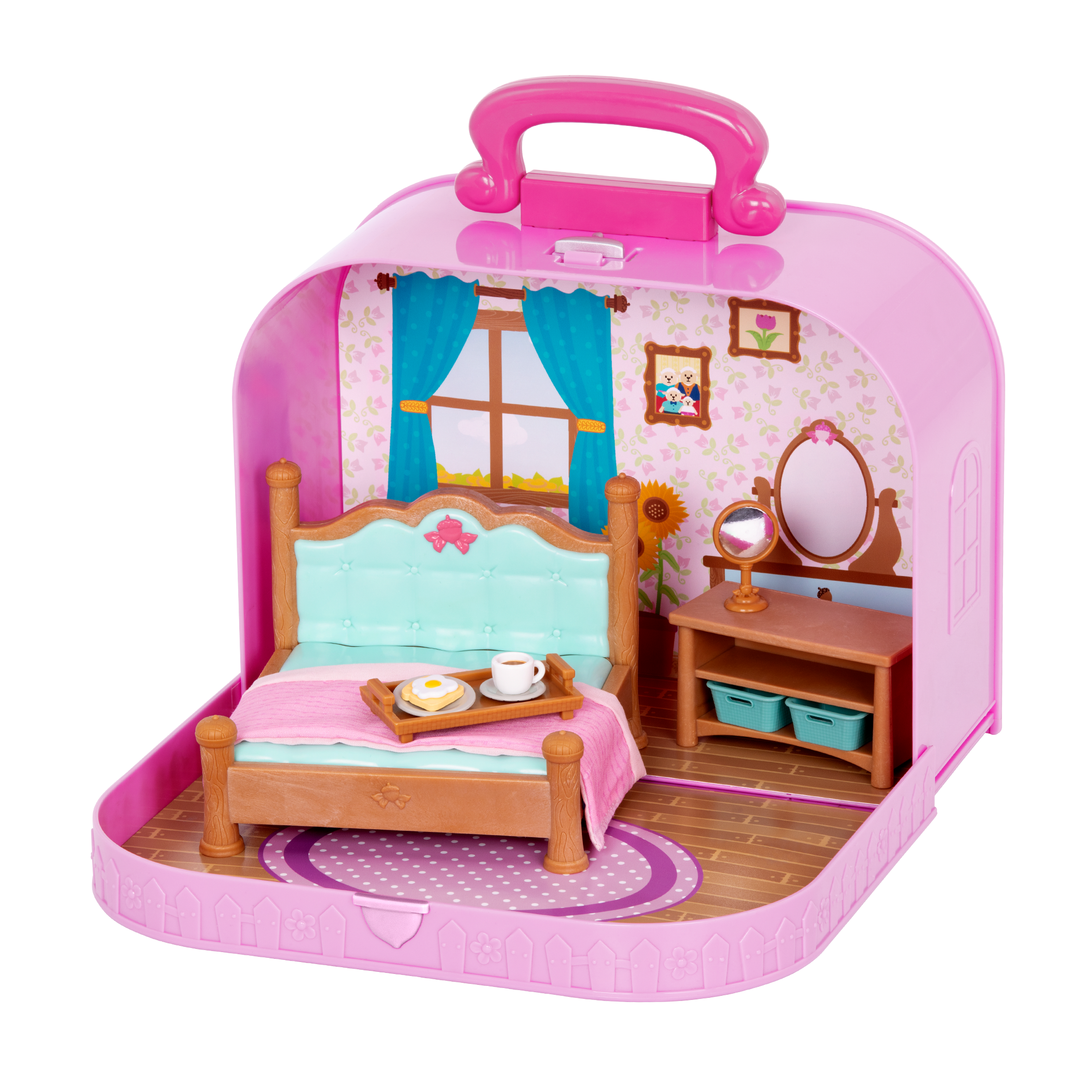 Travel Suitcase Bedroom Playset - Deluxe